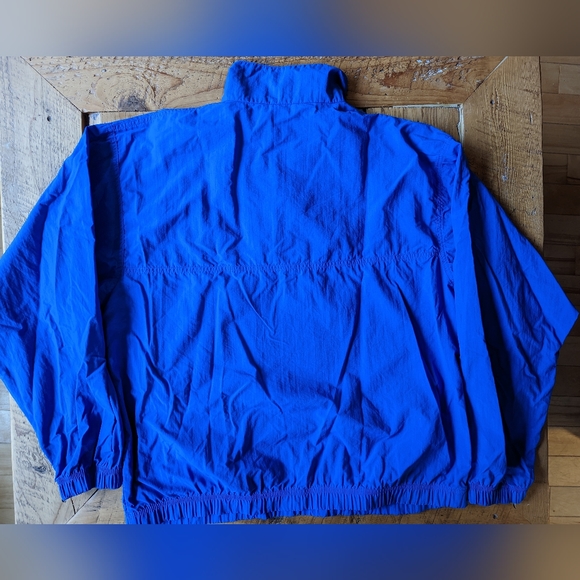 Sportif USA windbreaker, lightweight, vintage, blue and red, men's large - Picture 7 of 8